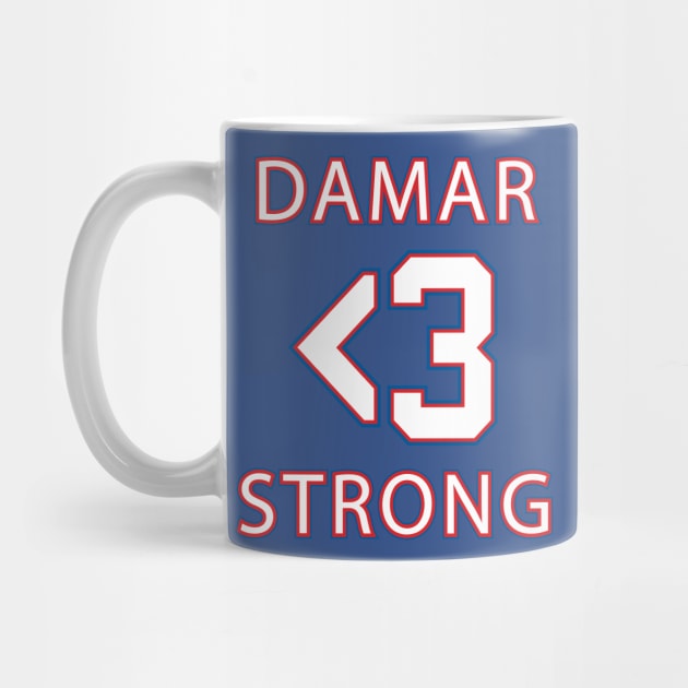 Damar Hamlin Strong Heart <3 by albinochicken